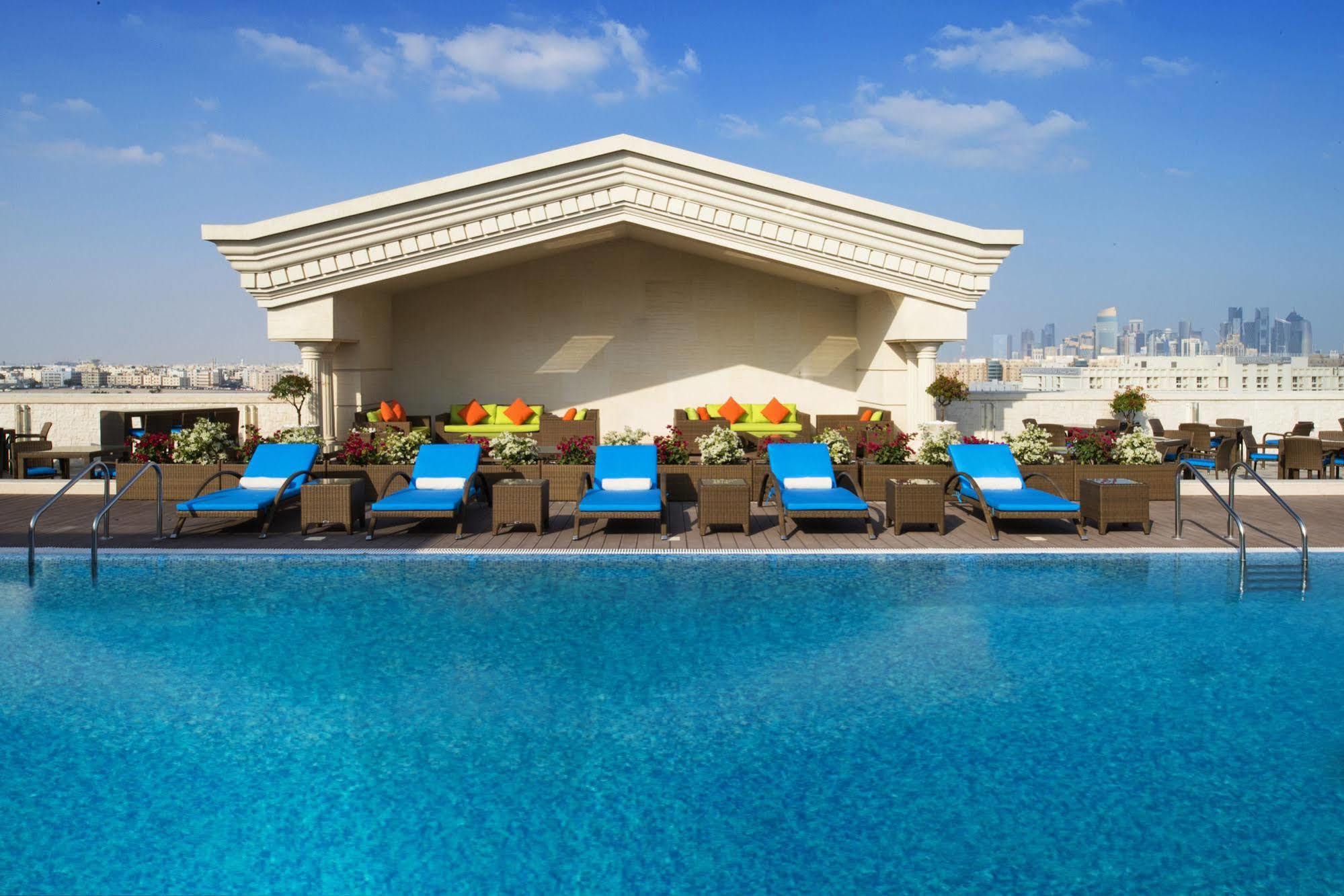 Warwick Doha Hotel Exterior photo Rooftop pool